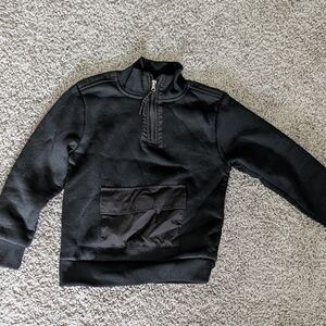 Black Half-Zip Boy's Sweater Size 5T